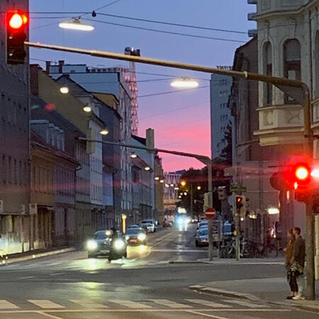 european city